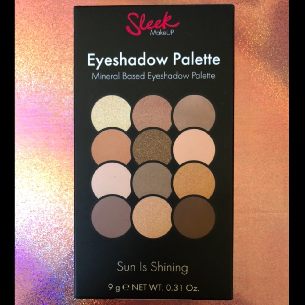 Sleek makeup Sun Is Shining Eyeshadow Palette